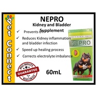 △✷๑NEPRO Kidney and Bladder Supplement for Dogs, Cats and Birds 60mL