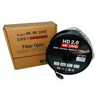 HDMI FO Fiber Optic / Optic Cable V2.0 4K 3D ARC 20 / 25 / 30 / 50 / 100 Meters / HDMI Fiber Optic A