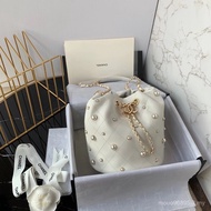  Chanel chanel 2020 Pearl Makeup Bucket Bag From Medieval Makeup Bucket Bag