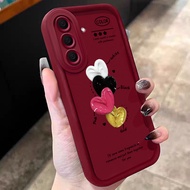 Casing hp for Samsung A17 4G A17 5G M17 5G F17 5G Case Heart-shapedpigmen silicone protection Cusing