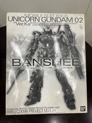 Bandai MG 1/100 Unicorn Gundam 02 Banshee Ver.Ka (盒不完美)