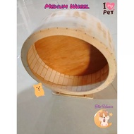(The Ham's) 13 cm Medium WHEEL Large Wooden WHEEL Mini Hedgehog Toy, SugaGlider, Hamster