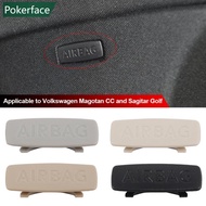 POKERFACE 1/2Pcs Car A B C Pillar Airbag Emblem Cap 1K8853437 For VW Jetta A5 A6 C3J3
