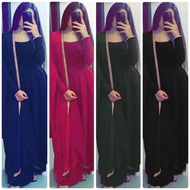 Georgette Long Gown with Dupatta