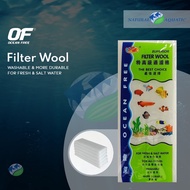 Ocean Free Filter Wool 5cs (13cm x 33cm) AW055 Aquarium Filter Mat, Filter Sponge