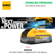 DEWALT DCBP520 20V MAX* DEWALT POWERSTACK™ 5Ah BATTERY