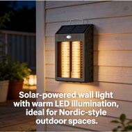 LED Solar Wall Light Outdoor Motion Sensor Night Light Lampu Solar Dinding Luar 太陽能燈戶外