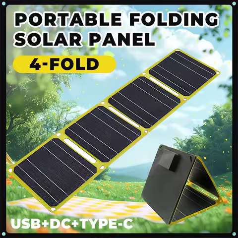 Outdoor Flexible Solar Panel 5V 30W 40W Portable Battery Mobile Phone Charge PD QC 3.0 9V 12V for US