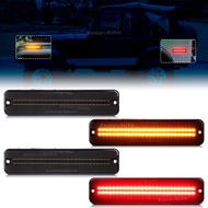 4PCS Yellow White Red LED dynamic turn signal light side marker lamp For Jeep Grand Wagoneer Scrambl