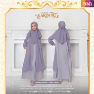 [JC13] NIBRAS GAMIS FAIDAA LILAC/ NIBRAS FAIDAA GAMIS ANAK PLUM/ GAMIS