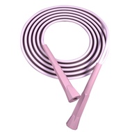 Alat olahraga Skiping tali rope skipping lompat tali PVC tali skipping lentur pink 
