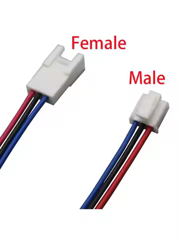 10pcs 15cm HY2.0 26AWG 2P 3P 4P-12P Air Docking Connector Male Female Plug Receptacle Housing Crimp