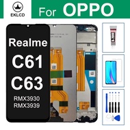 LCD Display For OPPO Realme C61 C63 C65S RMX3939 RMX3930 Touch Screen Digitizer Assembly With Frame 