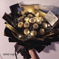 【PRE-ORDER预购】Ferrero Rocher Chocolate Bouquet  520礼物 / Birthday /520情人节 /生日礼物/周年纪念礼物 Anniversary 金沙巧
