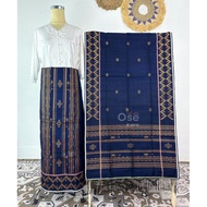 Uis Nipes Karo Silk Suit with Bindu Medeguh Motif