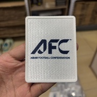 AFC White Velvet Badge Patch