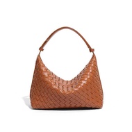 ((Old Guest Special Auction) Hand-Woven Fashion Handbag Simple Trendy Ladies One-Shoulder Cross-Body