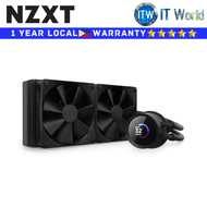 Itw | NZXT CPU Cooler Fan Kraken 240 120mm Black AIO Liquid Cooler (RL-KN240-B1)