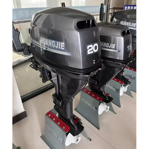 DDP No Tax Outboard Motor 4 Stroke 20HP Outboard Engine Huangjie 4 Stroke Engine Silnik Zaburtowy Ou