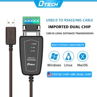 USB2.0 to RS485 RS422 Serial Adapter Converter Cable With CP2102+SP485 Dual Chips 0.5m 1.5m