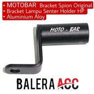 Paket GUB P30 Phone Holder + Breket Spion MOTOBAR NMAX PCX ADV VARIO BEAT FAZZIO FILANO DLL