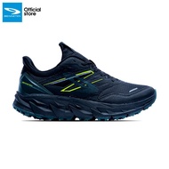 910 Nineten Yuza Evo Sepatu Trail Running - Hitam/Hijau-Tua/Jingga - 38