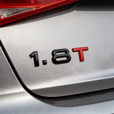 3D 2.0 T 2.0T 3.0 T 1.8T Letters Emblem For A3 A4 A5 A6 A7 A8 Q2 Q3 Q5 Q7 Q8 car Engine Fender trunk