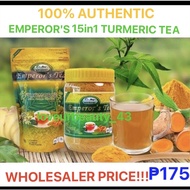 ❣100% AUTHENTIC 15N1 EMPEROR's TURMERIC TEA  &amp; OTHER HERBS JAR &amp; ZIPLOCK 350 mg!!! COD!!!✡