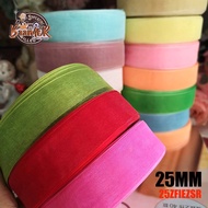 25mm Ribbon Glass Fabric Available In Many Colors Wide Size 25mm (1 Inch) Cut To Length From Roll fo