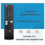Samsung Smart tv remote contrlol BN59-01315A For 4K UHD Smart TV Remote Control UN43RU710DFXZA 2019 smart TVs Fernbedienung New Replacement