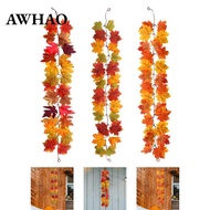 [AWHAO] Fall Leaf Garland Celebration Wedding Fall Decoration Fireplace Fall Garland