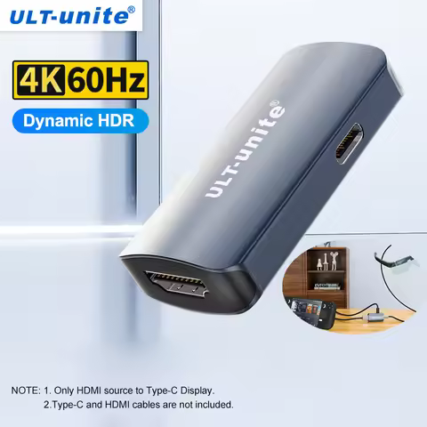 HDMI to Type C Converter 4K60HZ HDMI to USB C Adapter AR Glasses Accessories for RayNeo, XREAL Air, 