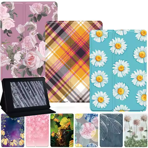 Leather Tablet Stand Case for Kindle Paperwhite 5/Paperwhite 1 2 3 4/Kindle 8th Gen/Kindle 10th Gen 