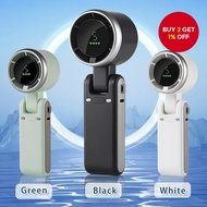 N607 Turbo Fan USB Rechargeable Foldable Portable Handheld Fan with LED Display  N607 Kipas Turbo US