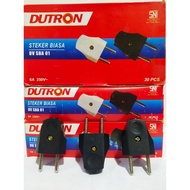 Dutron steker gepeng dutron DV SBA 01/colokan listrik/jack/colokan HITAM