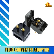 Euro EU 2 pin to UK 3 pin Power Socket Plug Converter Adaptor