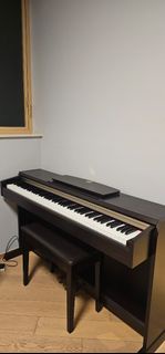 Yamaha Clavinova Dark Wood Digital Piano with Bench
