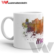 Manila Glass Manila Mug Gift Souvenir Custom Mug Travel Mug Manila Philippine Philippines