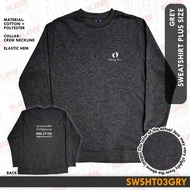 Plus Size Sweatshirt Design 03 Color Grey Code SWSHT03GRY