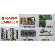 SHARP LCD TV LC-46A65M 46A65M Power Board DPS-304BP-2 DC-2541-2A Main QPWBNE853WJN1 QPWBXE852WJN3 In