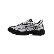 FILA #韓韶禧代言款 INTERUN 中性復古慢跑鞋-銀黑 4-J540Y-010