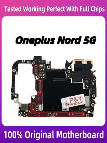 Original Unlocked OnePlus nord 5g Motherboard 8GB RAM 128GB ROM Snapdragon 765G Tested Logic Board