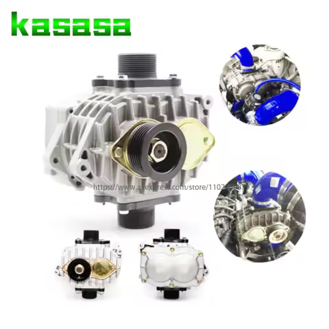 AISIN AMR500 Mini Roots Supercharger - For 1.0-2.2L Auto Car | Mechanical Compressor Blower Booster