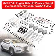 G4KJ 2.4L Engine Rebuild Pistons Gasket Overhaul Kit for Hyundai Kia 2011-2020 23410-2G500