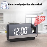LED digital projection alarm clock electronic alarm clock with projection time projector bedroom bed