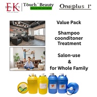 Touch Beauty Nutritive Shampoo/ Conditioner 3000ml/One plus 1+ Cold Fresh Syampu /Treatment- 3000ml