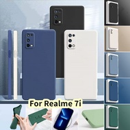 【Hot sale】For Realme 7i Silicone Full Cover Case Easy to disassemble Color Phone Case Cover