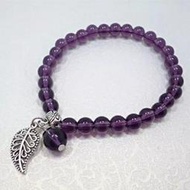 樹葉 紫水晶 手鍊 手串 飾品 手排 手珠 手排 飾品 禮物 裝飾 百搭 