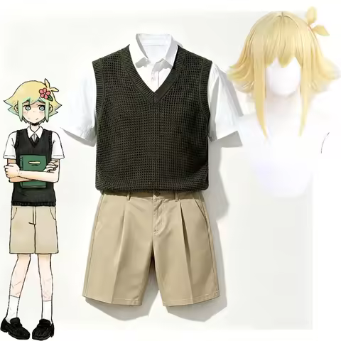Men Game Omori Fans Cosplay Shooting Basil Costume Or Wig