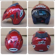 Helm INK Double Visor Emboss SNI Original Merk Nya DCS SKS Bisa COD